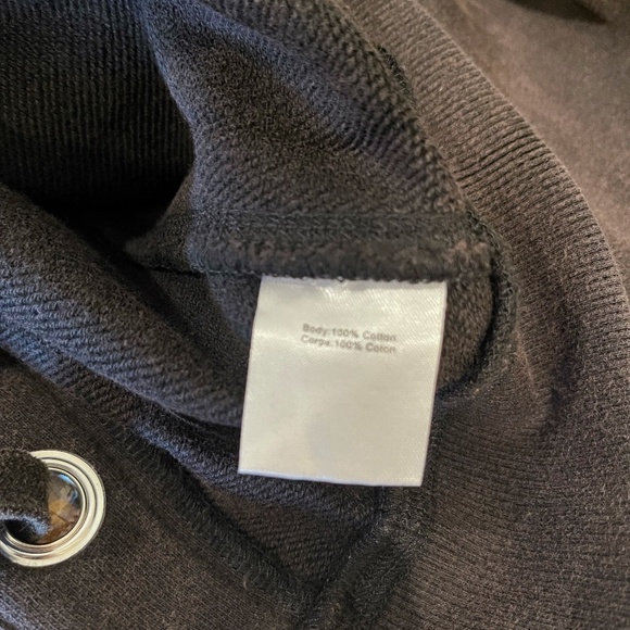 Marissa Webb DEMI FRENCH TERRY VINTAGE WASHED LACE UP SWEATSHIRT Sz M - Picture 8 of 8